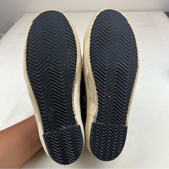 GOLDEN GOOSE Leather Animal Print Sneakers, Size 37 EU - Picture 12 of 15